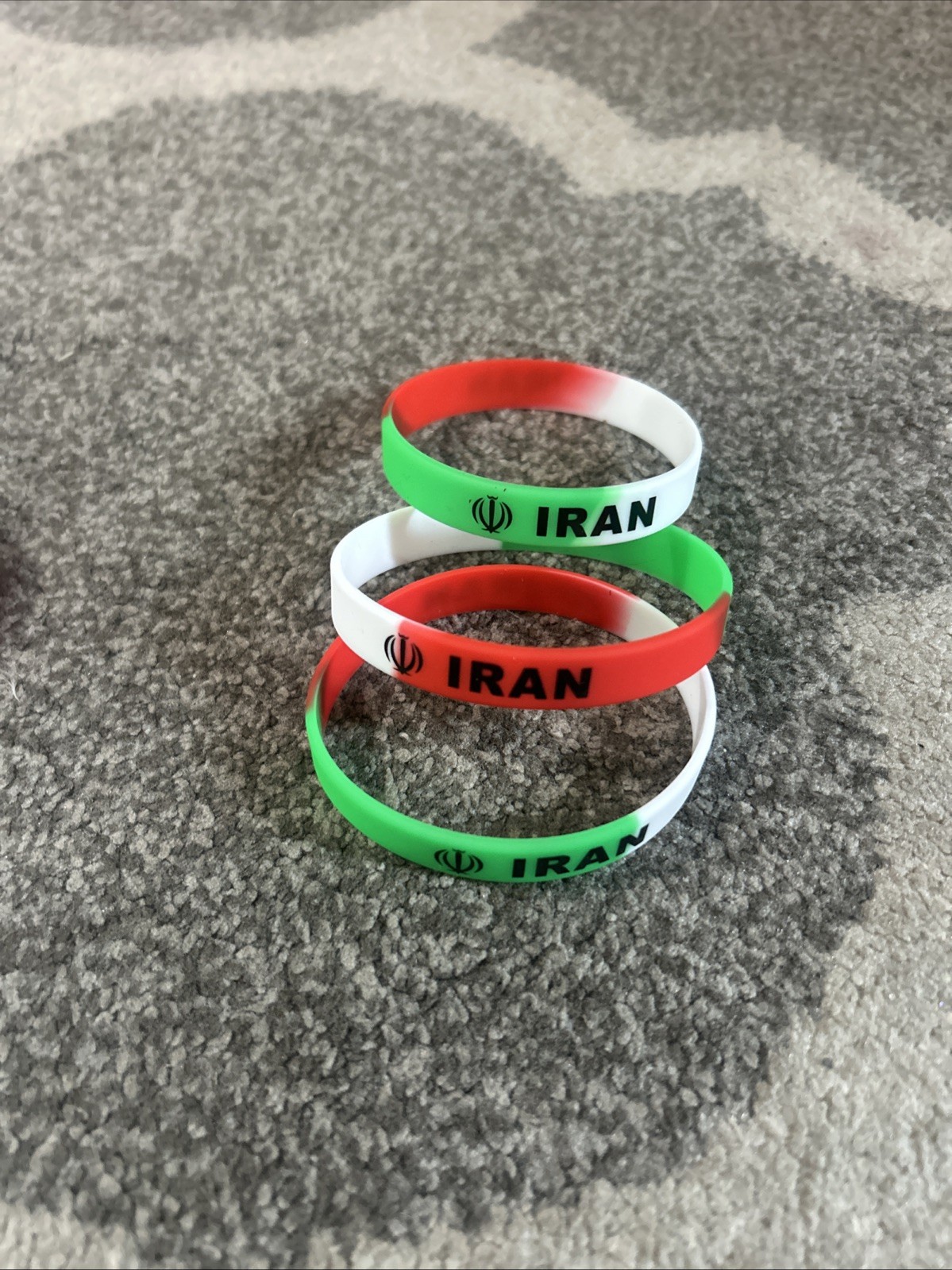 Iran Silicone Wrist Bands for Men Women Unisex Bracelet