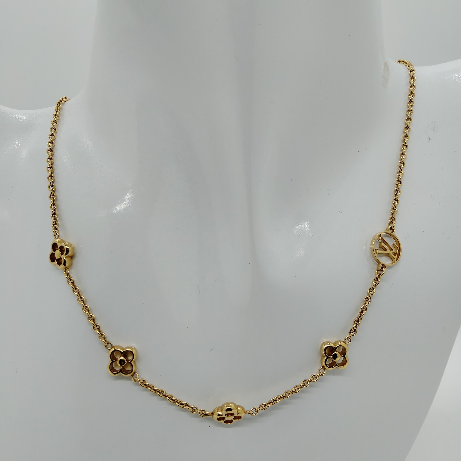 Louis Vuitton Necklace M68125 Gold LB0139 2883396