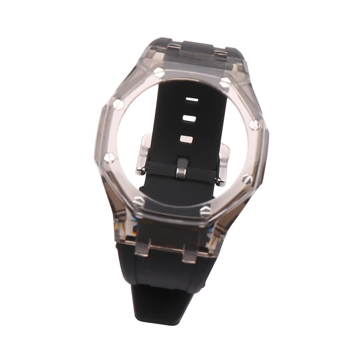 Waterproof Modified Resin Watch Strap for Casio G-Shock GA-2100/GA-2110/GA-B2100
