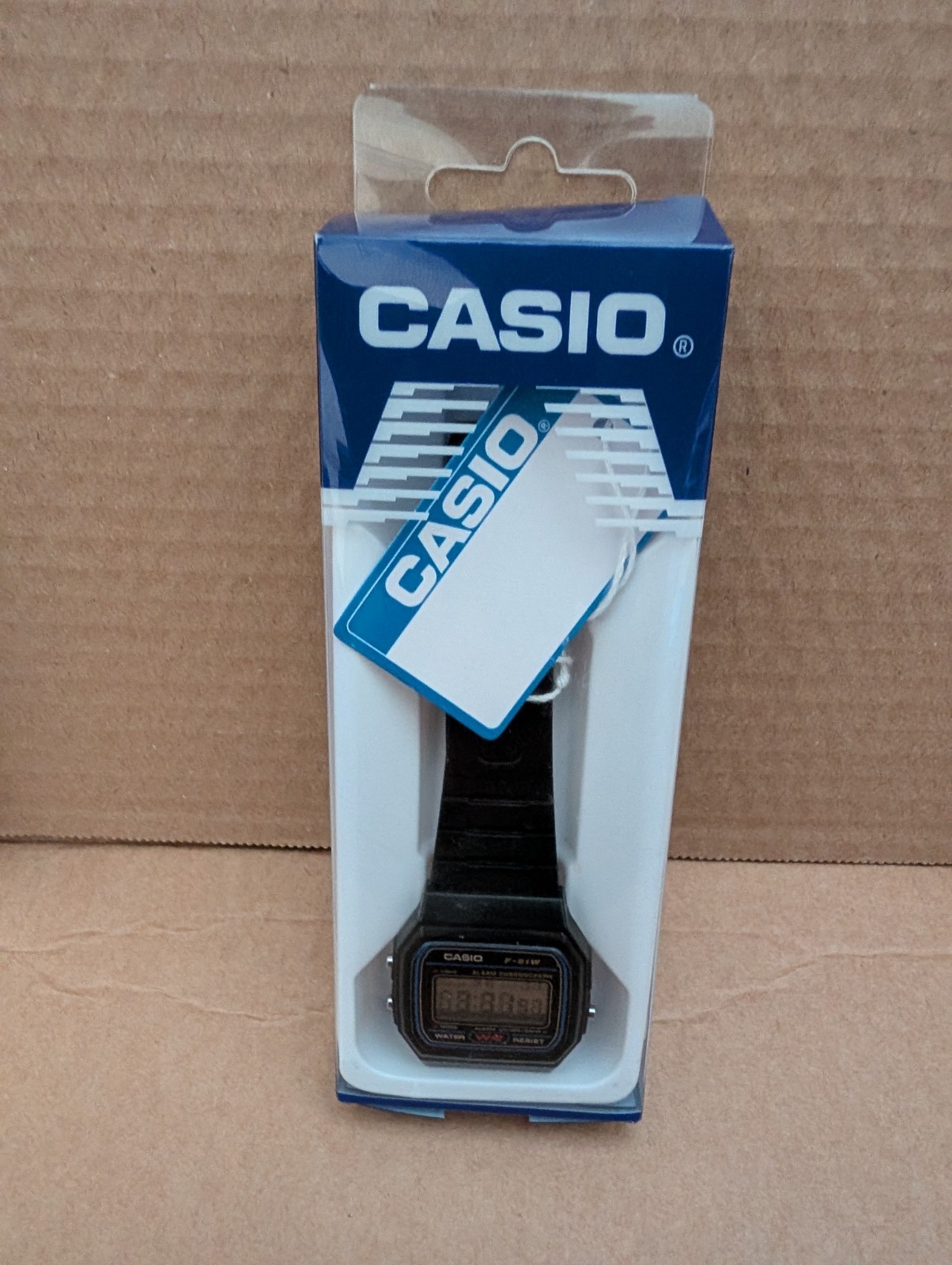 Casio F-91W-1YER DIGITAL WRIST WATCH W/ BLACK RESIN STRAP