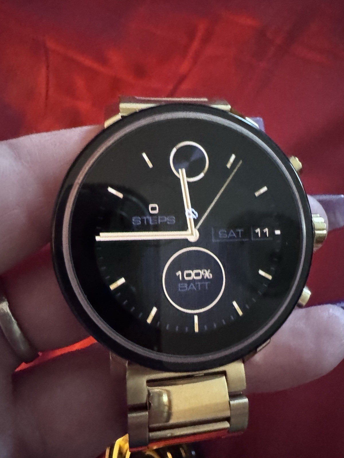 Movado Connect 2.0 Smartwatch Men Gold Stainless Band Brand New In Box with Tags