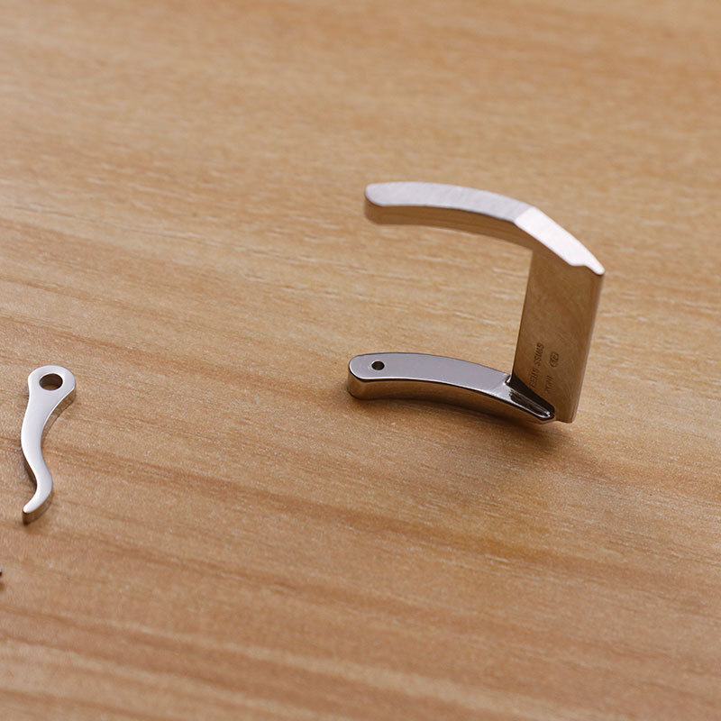 REPLACEMENT 18MM STAINLESS STEEL PIN BUCKLE CLASP FIT FOR IWC WATCH STRAP SILVER