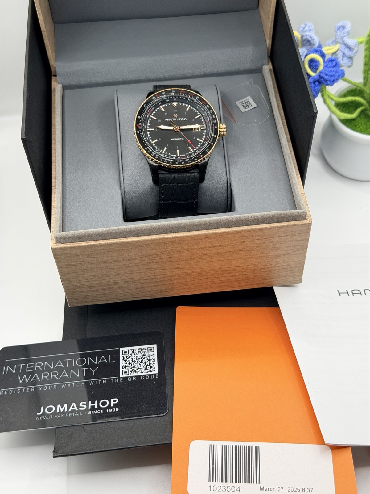 Hamilton Khaki Aviation Men’s Black Watch – H76635730