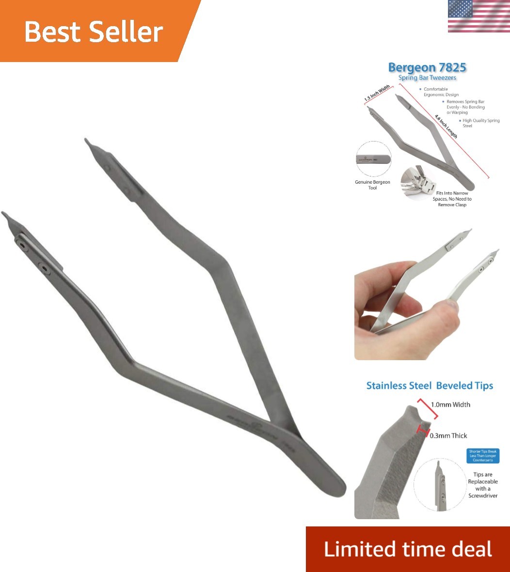 7825 Spring Bar Tweezer Lug Removal Fitting Tool