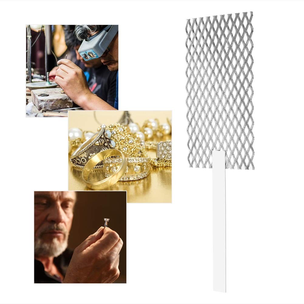 Rhodium Electroplating Platinum Mesh for Jewelry Gold Silver Cleaning Tools