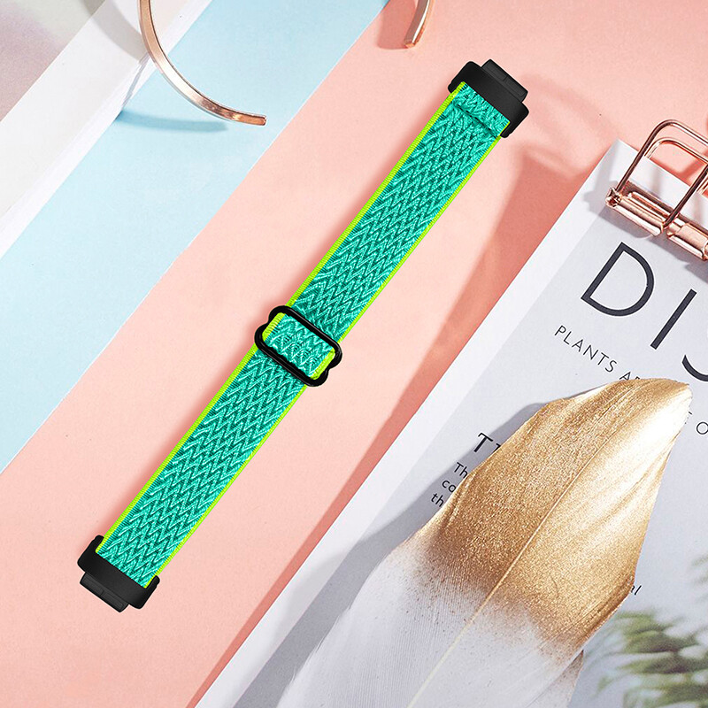 For Fitbit Inspire 3 Replacement Sports Band Woven Nylon Elastic Strap Band