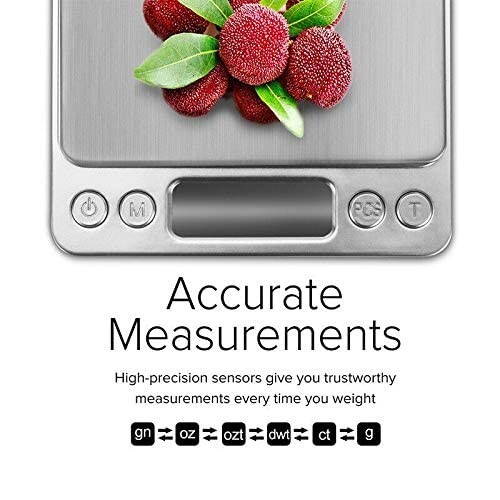 2000g x 0.1g Table Top Digital Scale Gold Herb Gems Gram Oz Calibration Weight