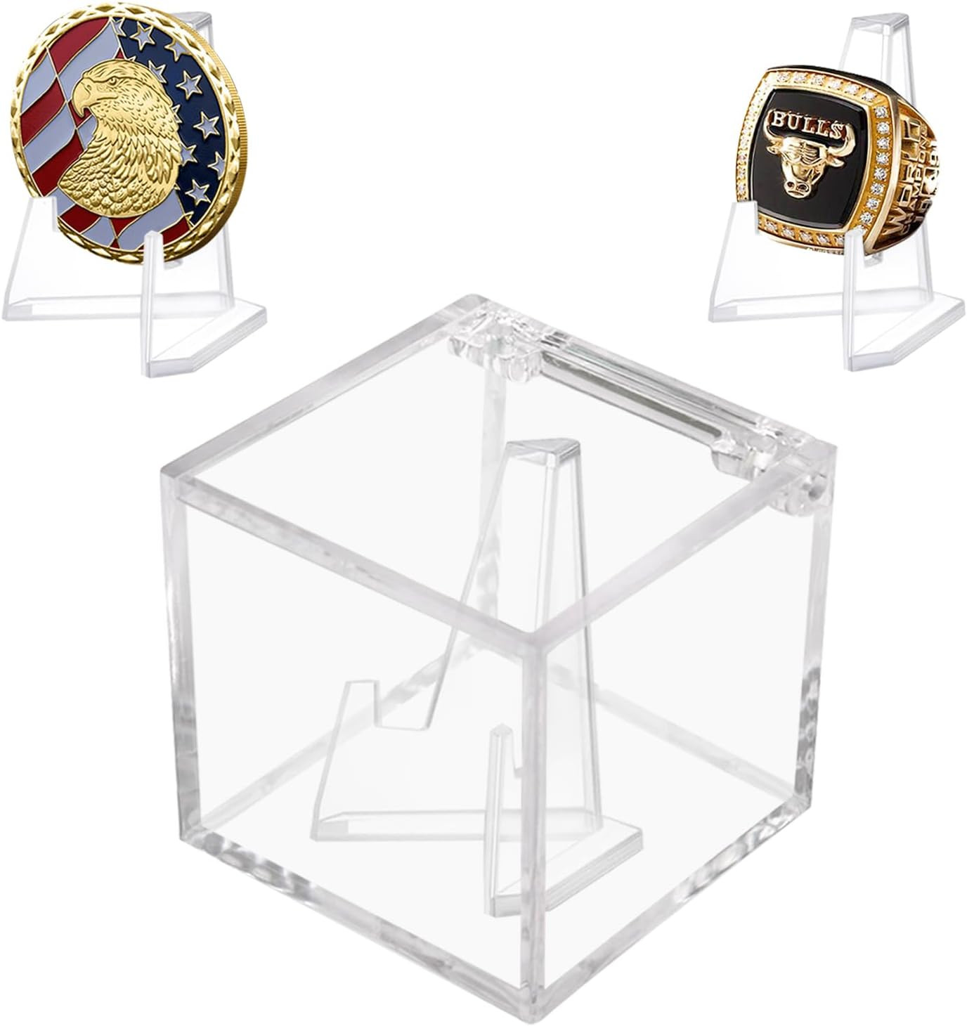 Championship Ring Display Case Clear Acrylic Championship Ring Holder Box A…