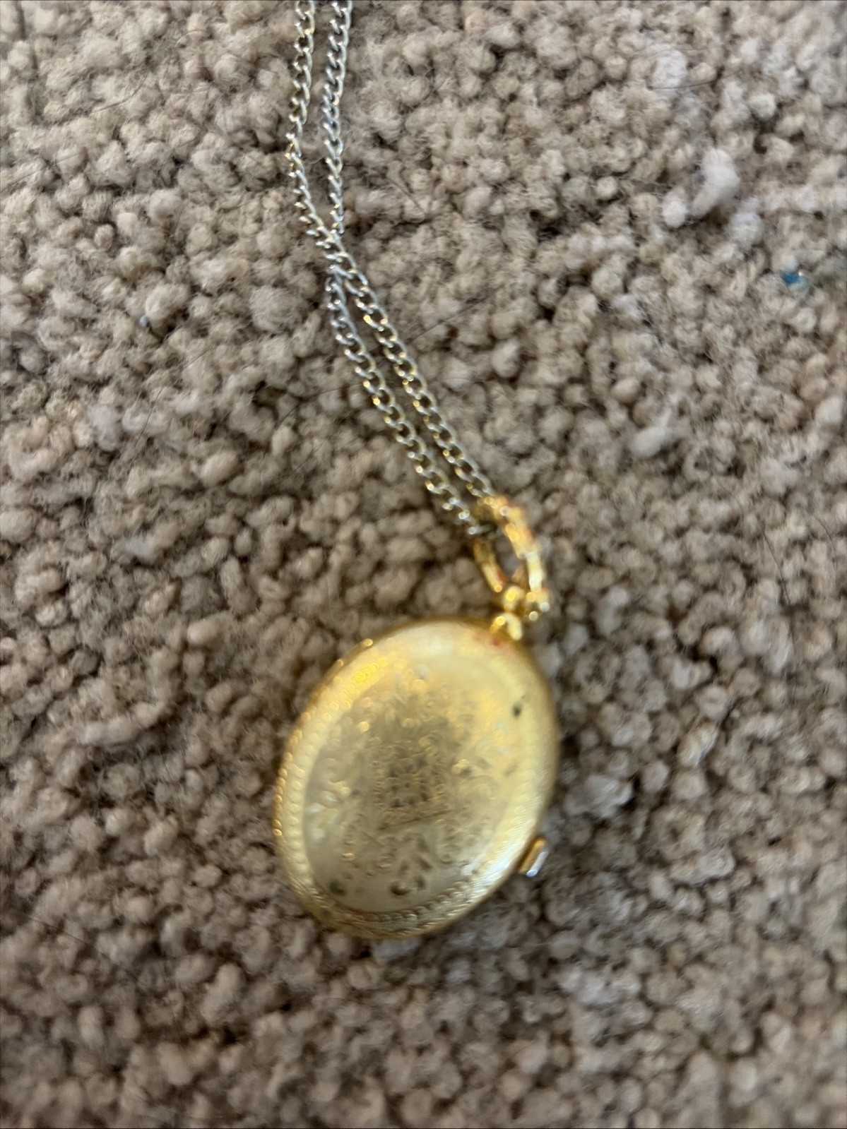 Vintage Clock Necklace
