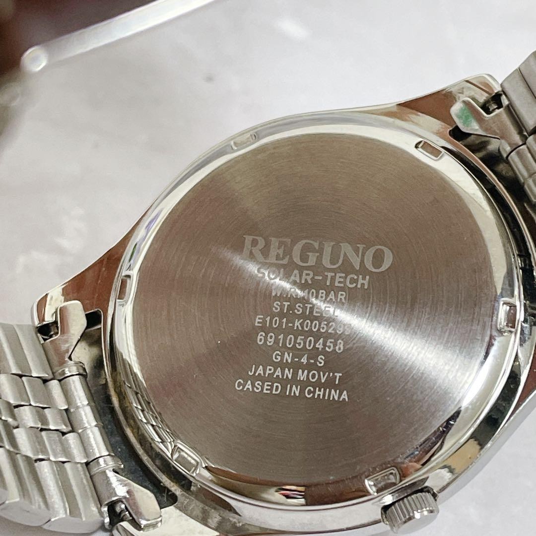 REGUNO Citizen Solar Watch, Navy Dial, Day-Date