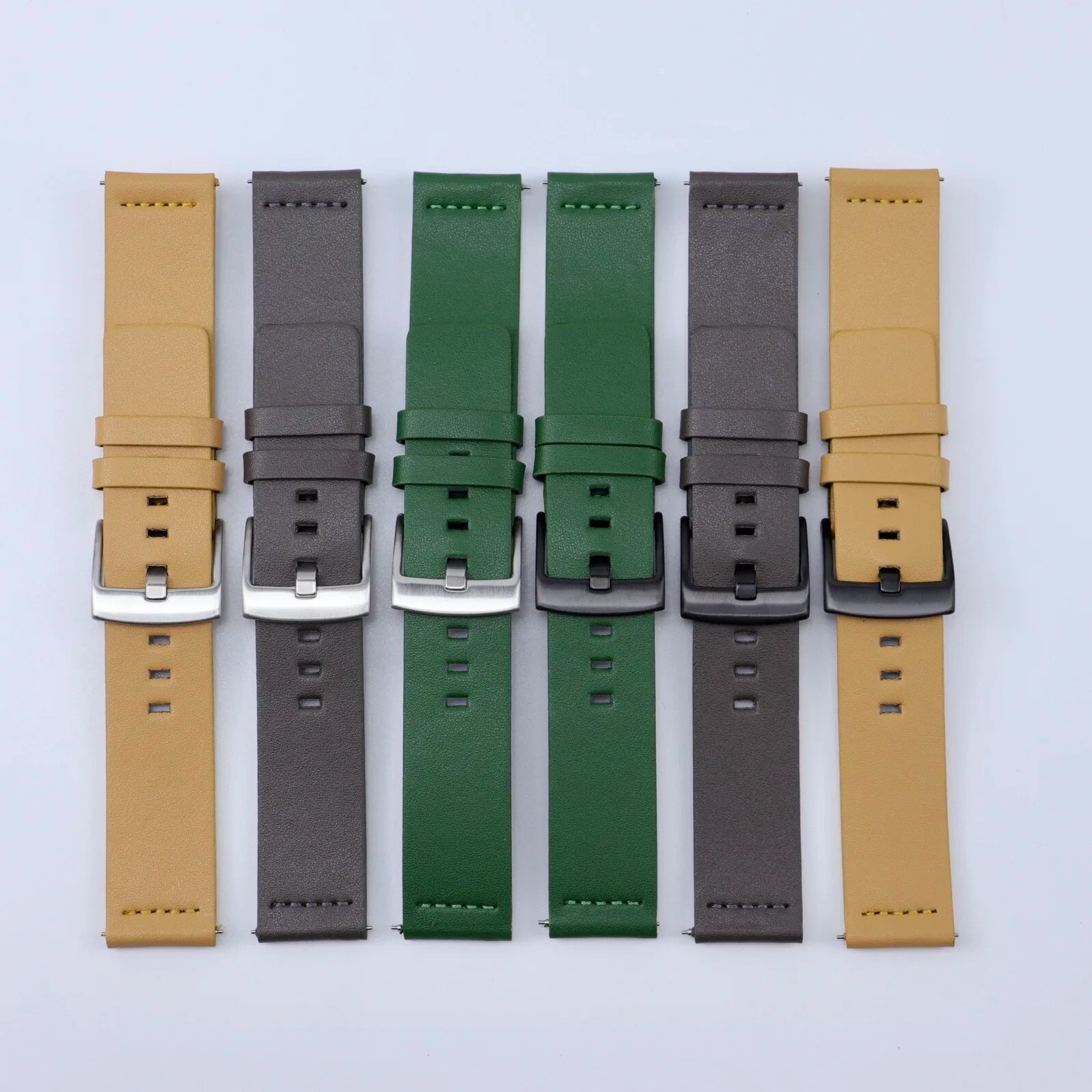 18mm 20mm 22mm 24mm Genuine Leather Wristband Watch Strap Band Bracelet UNIVERSL