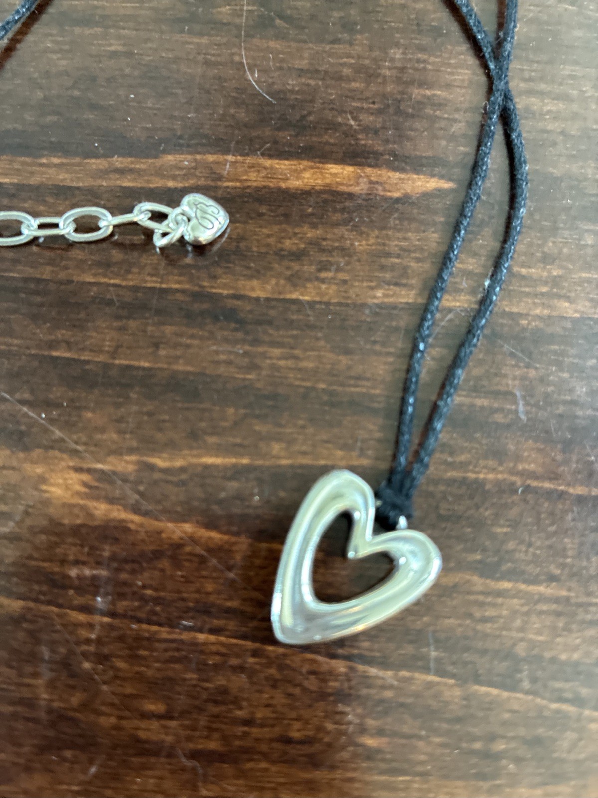 Brighton Cascade Open Heart Cord Necklace