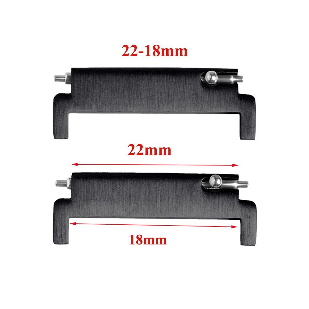Watch Strap Adapter Pair 18mm to 20mm 22mm Quick Release Pin Connectors