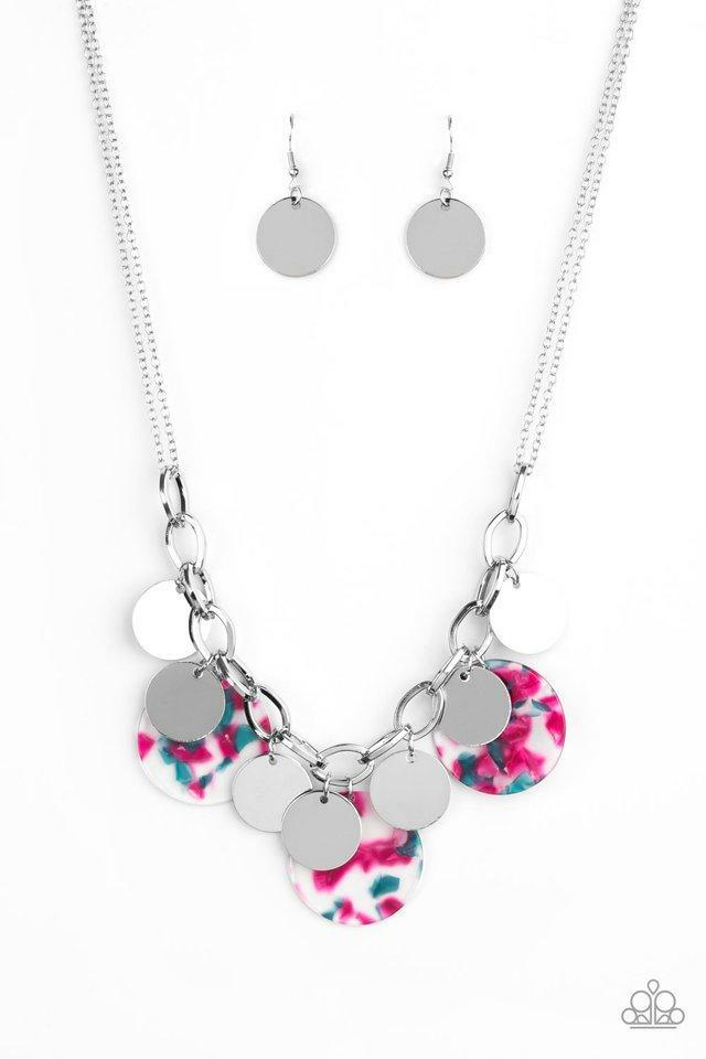 Confetti Confection Pink Necklace Paparazzi New