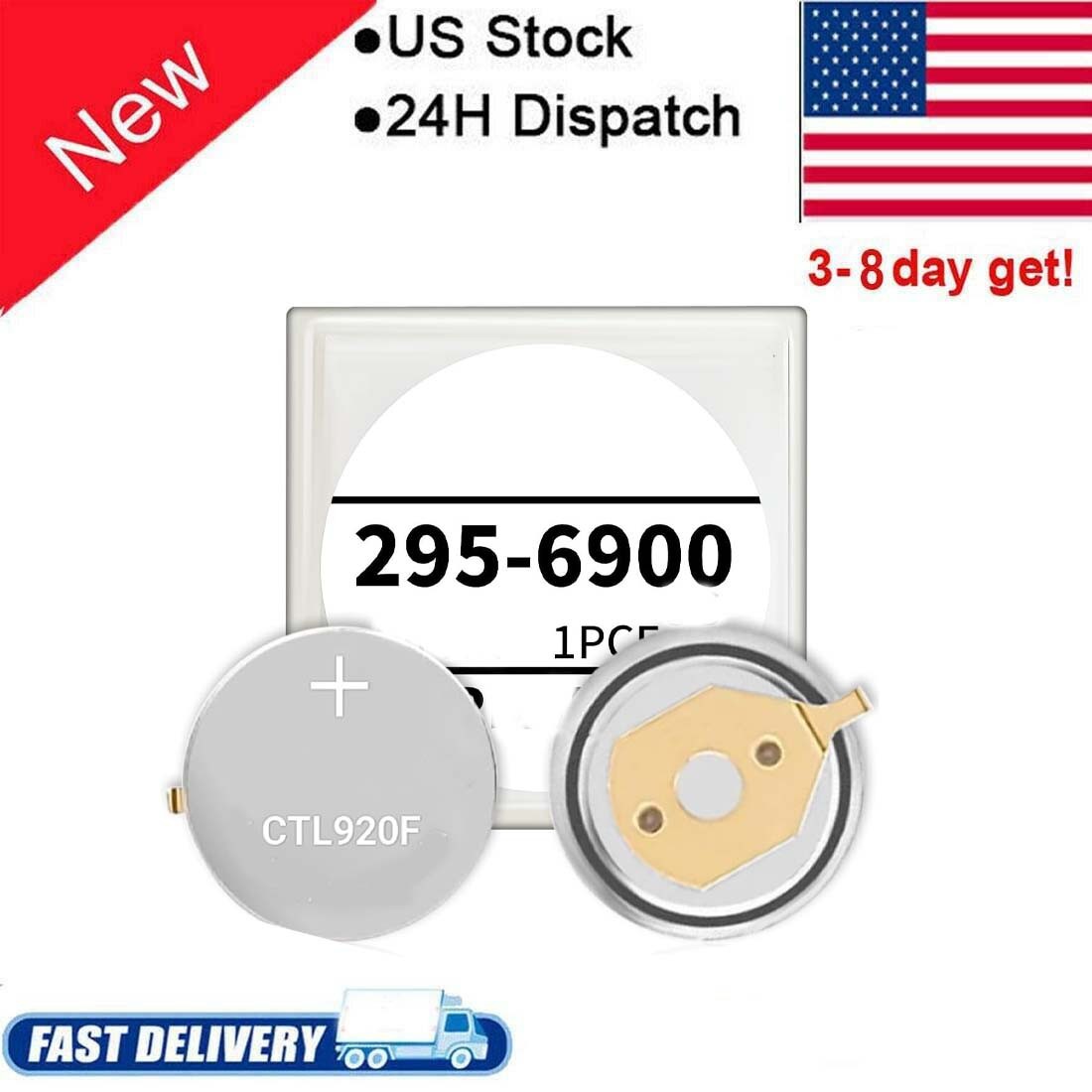 For Citizen 295-69 / 295-758 Capacitor Battery for Eco-Drive Factory Sealed!