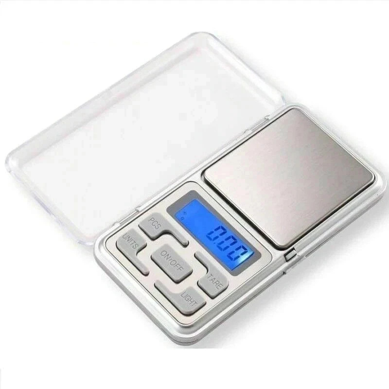Portable 500g x 0.01g Mini Digital Scale Jewelry Pocket Balance Weight Gram LCD