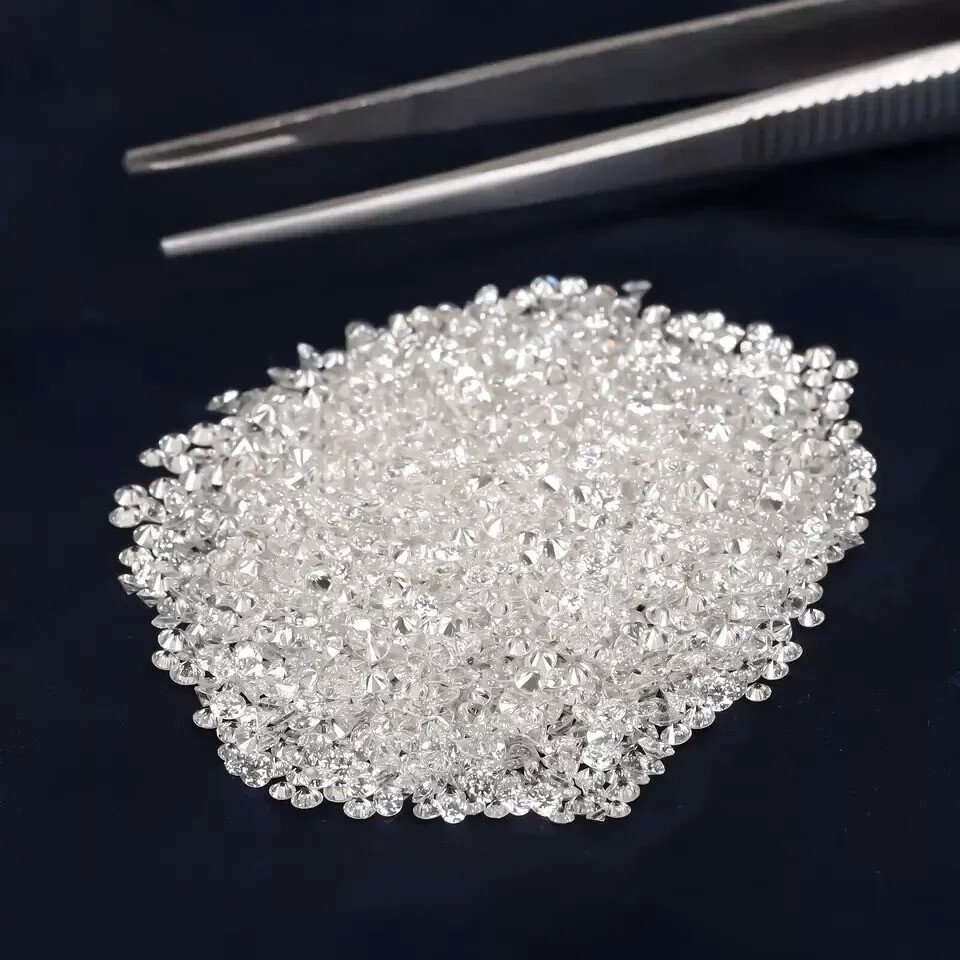 500 Pcs Loose CVD Lab Grown Diamond 0.70 MM Round D Color IF CLARITY Certified