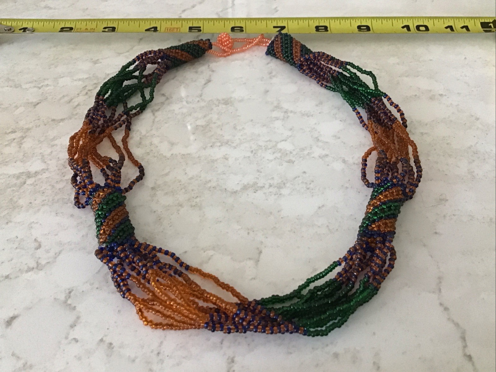 Hand beaded african necklace