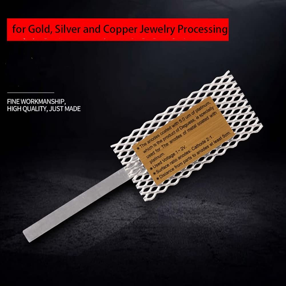 Rhodium Electroplating Platinum Mesh for Jewelry Gold Silver Cleaning Tools