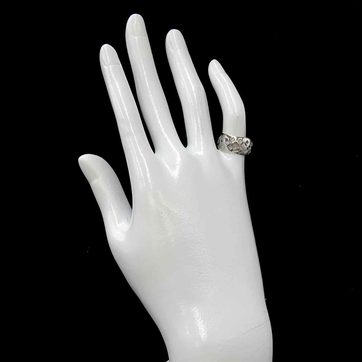 LOUIS VUITTON Petite Bague Galea Ring 18K WG 750 size47 4-4.5(US) 90331774