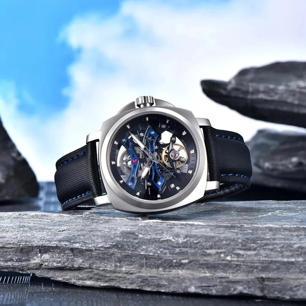 Pagani Design PD-YS017 Yellow Tourbillon Stainless Steel Automatic Men’s Watch