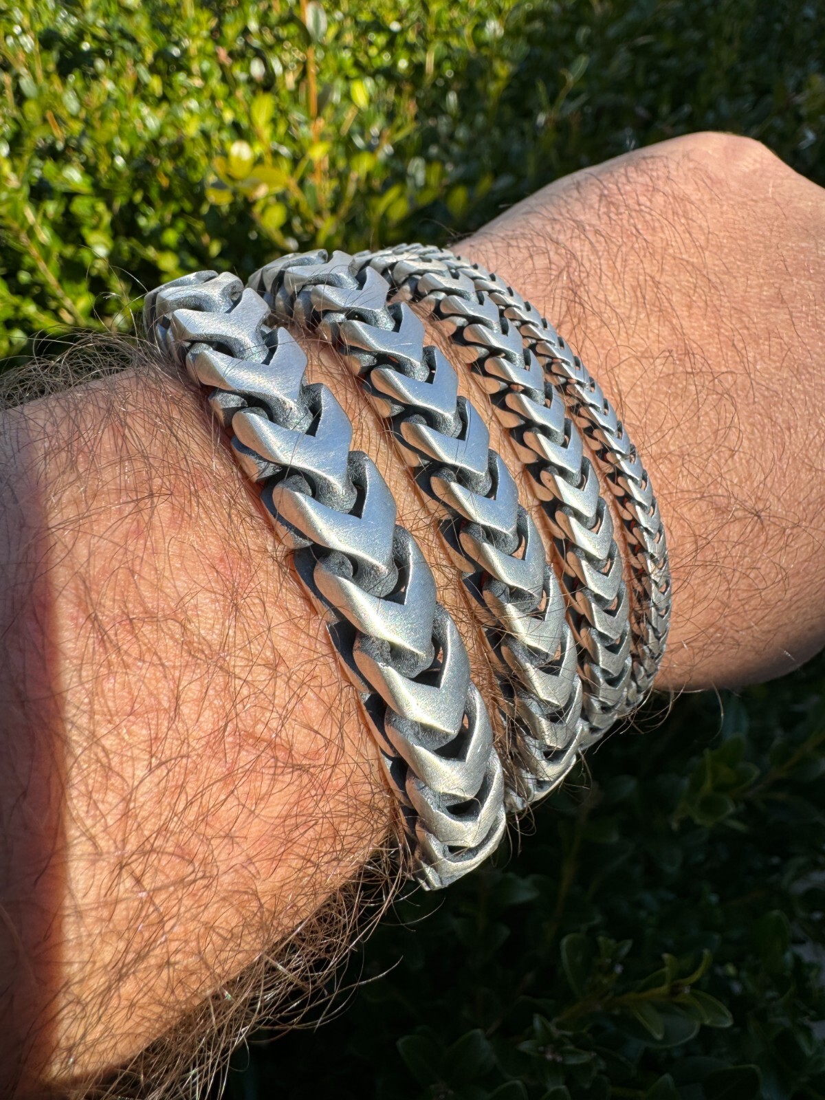 Franco Bracelet Black Oxidized Real 925 Sterling Silver Box Clasp 4-10mm Mens