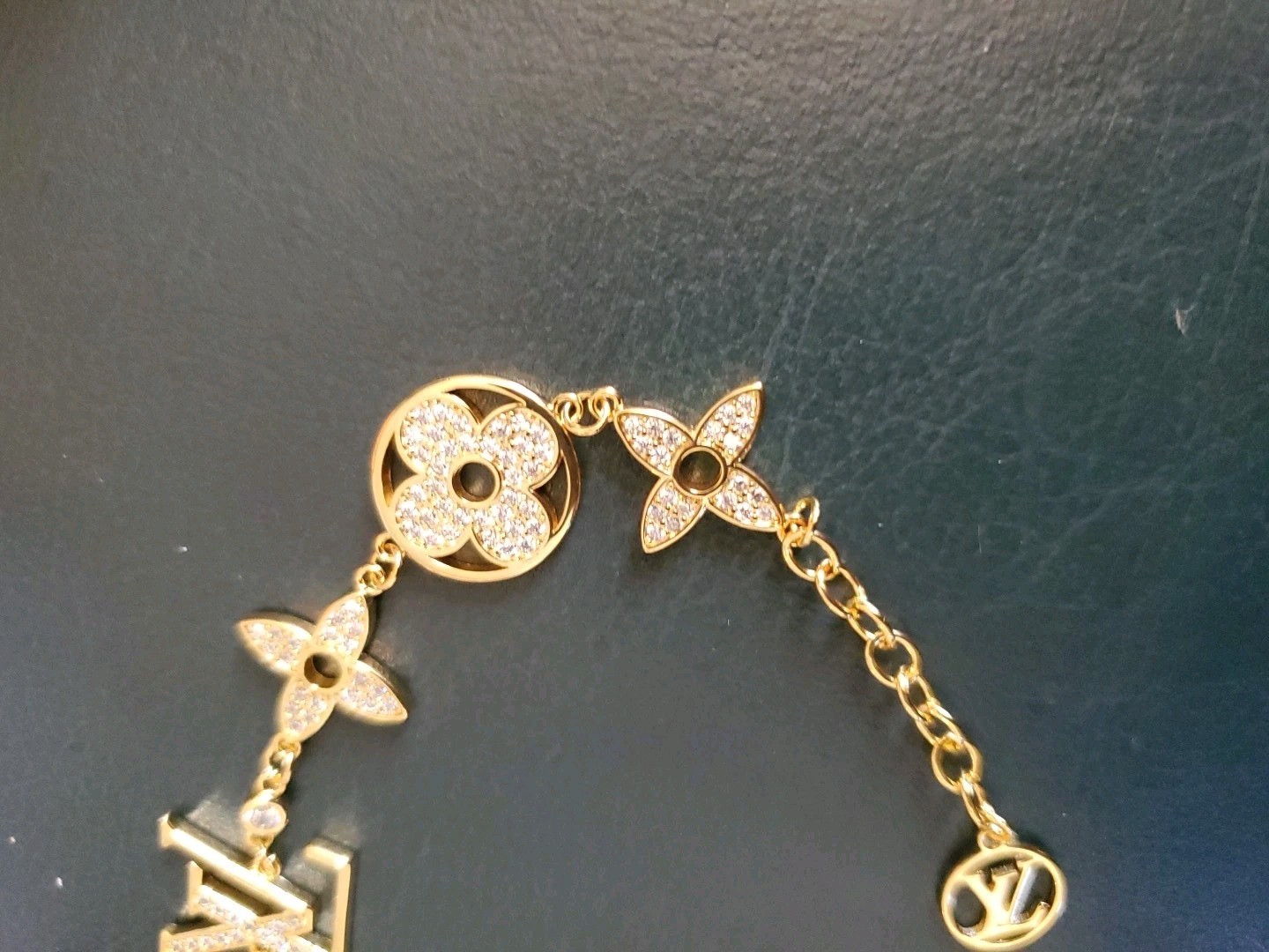 LOUIS VUITTON Bracelet Monogram Colorful Charm Goregeous