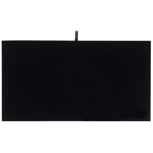2 Black Velvet Flat Pads Jewelry Display Case Tray Liner Insert 14 1/8″ x 7 5/8″