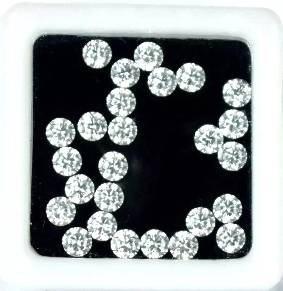 Natural White Sapphire Superb 6 mm Lot Round 10Pcs Certified Loose Gemstone Lot