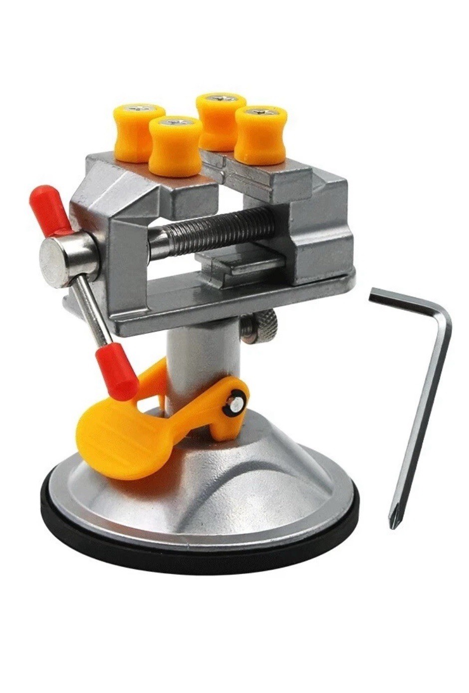 Watches Jewelry Mini Bench Table Vise Vice with Suction Cup Non-Scratching
