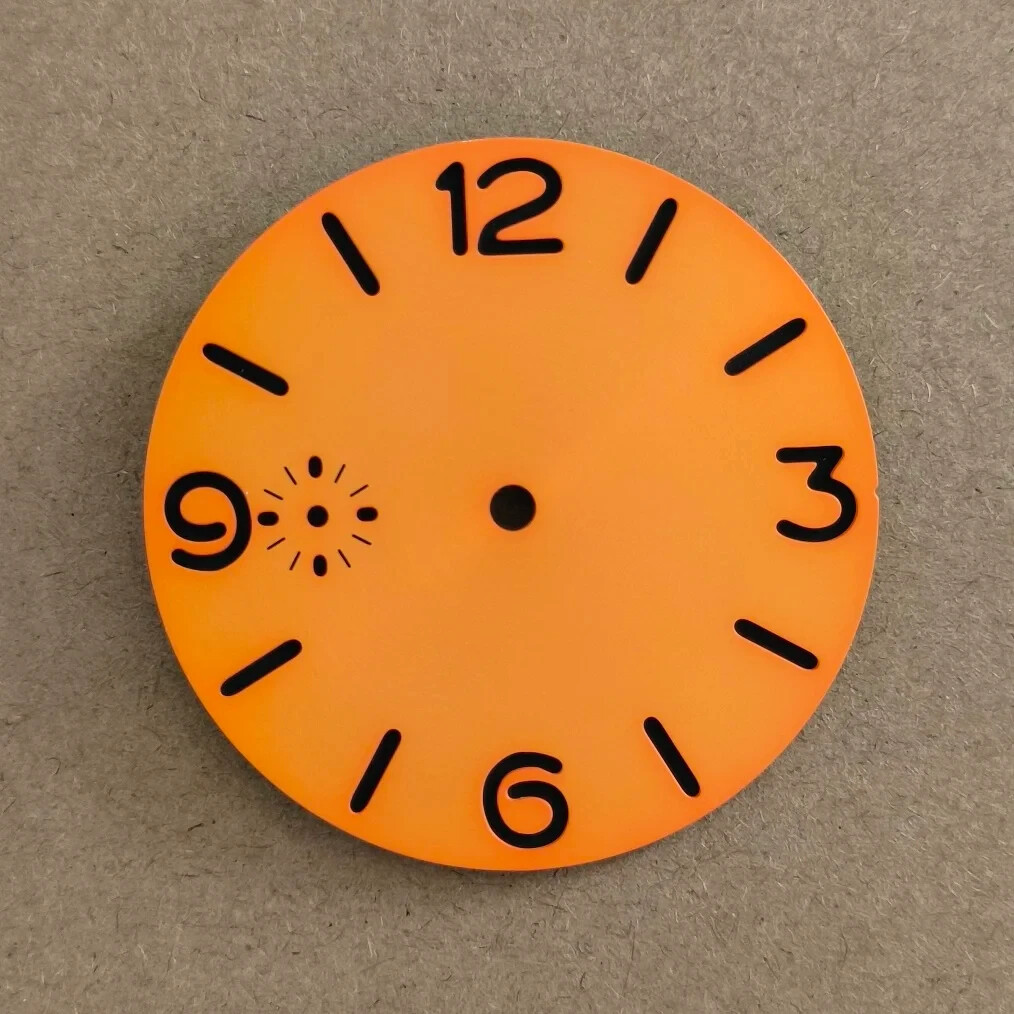 39mm orange dial Thickness 0.8mm for ST3600 ETA6497 movement none luminous