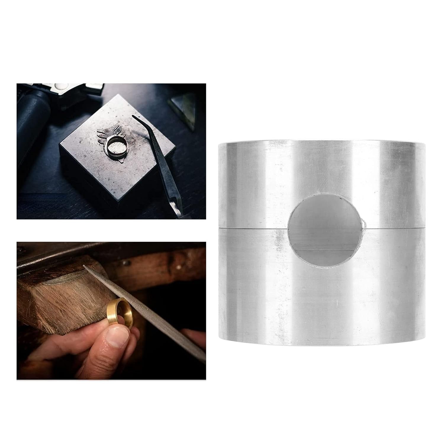 Sand Casting Box Aluminum Alloy Melting Pot Jewelry Metal Casting Flask