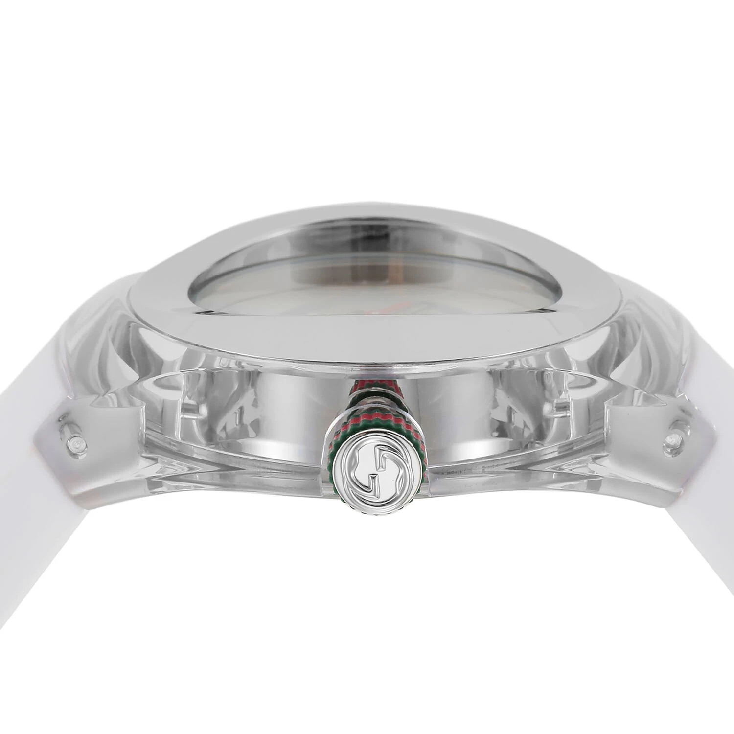 Gucci Women’s Sync L White Rubber Strap Quartz Watch – YA137302 ($670 MSRP)
