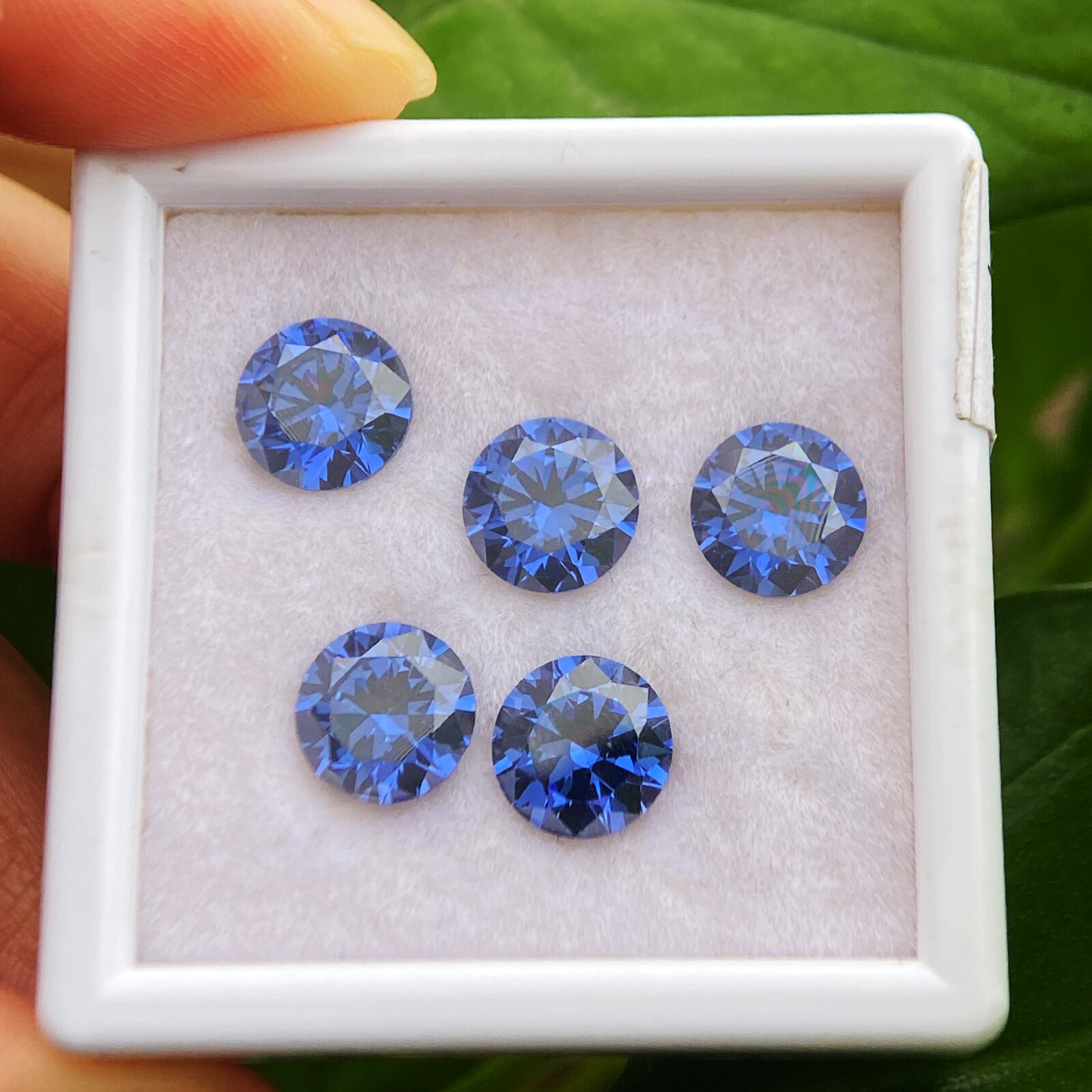 Full Size Round Multicolor Loose Cubic Zirconia AAAAA Stone Gemstone for Jewelry