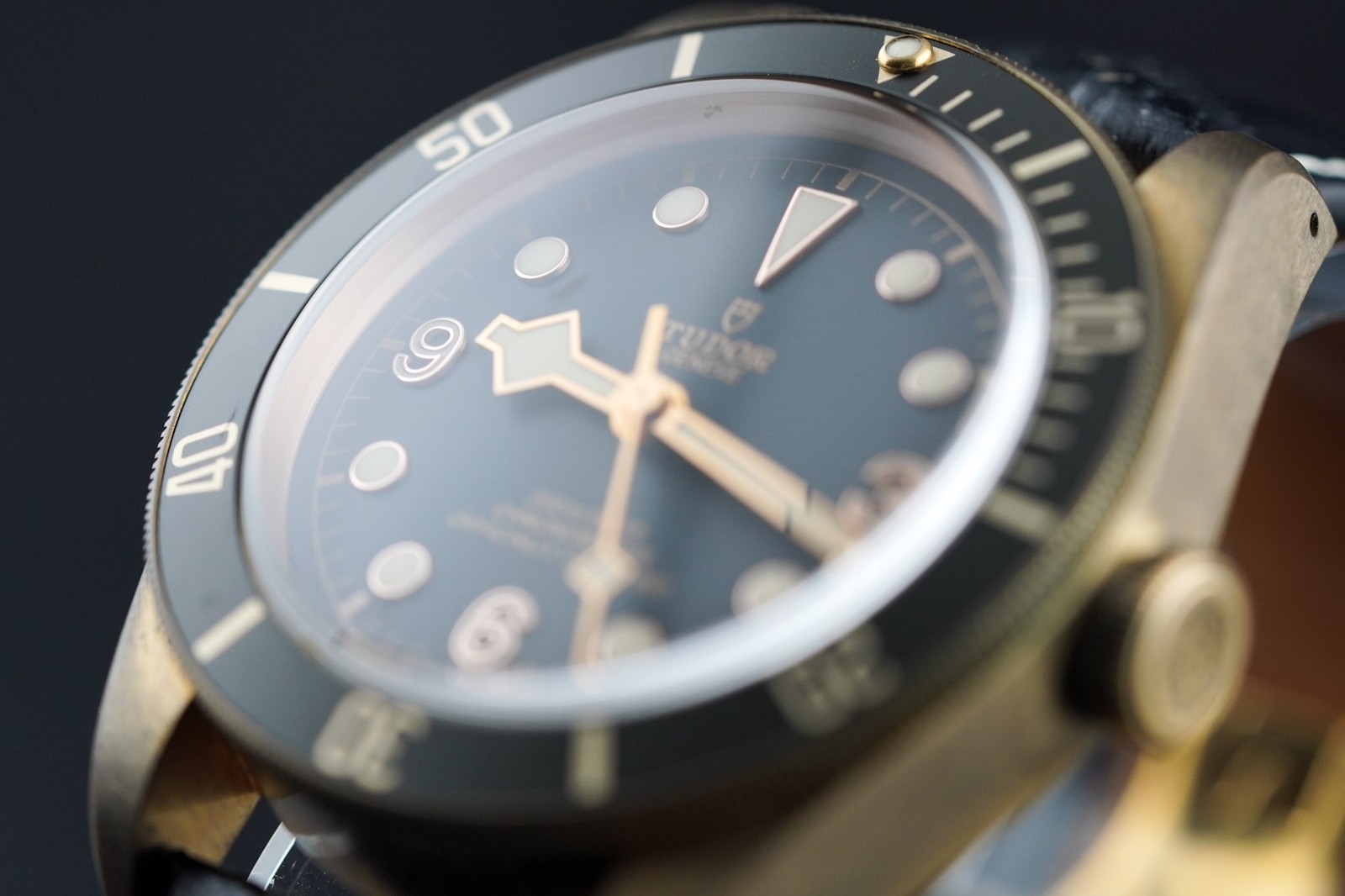 Tudor Black Bay Bronze Slate Grey Leather Strap M79250BA-0001 Complete 2021