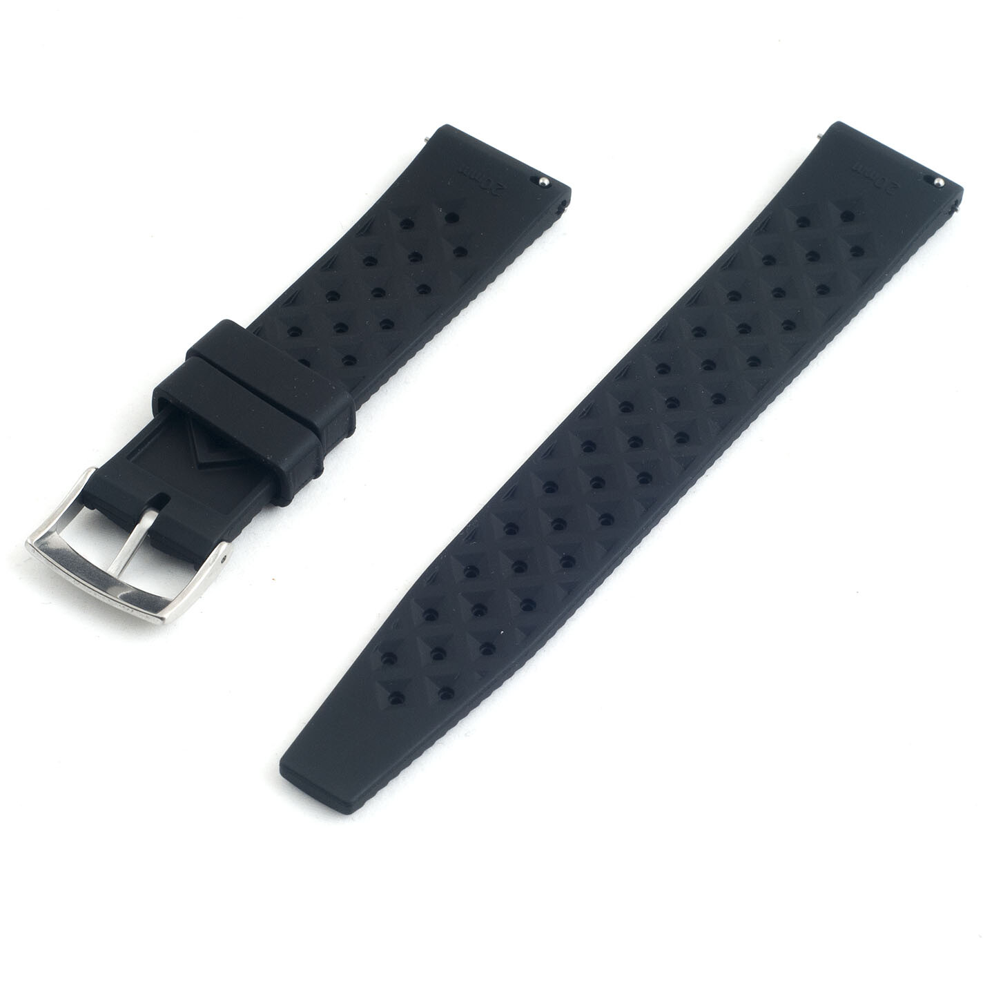 FKM Rubber Tropical Quick Release Watch Strap Band Dive Silicone Replacement SKX