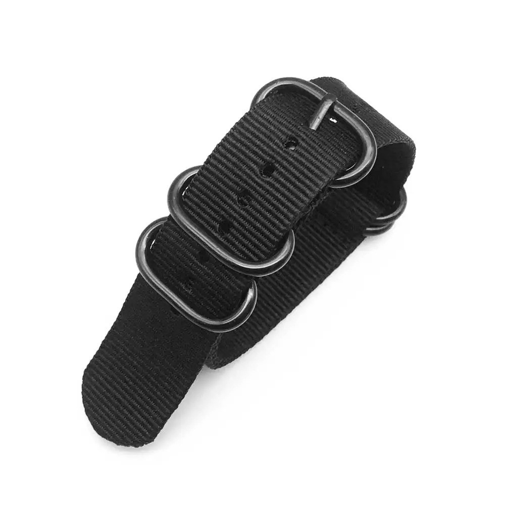 18mm 20mm 22mm 24mm Ballistic Durable Military Nylon Wrist Watch Band Strap