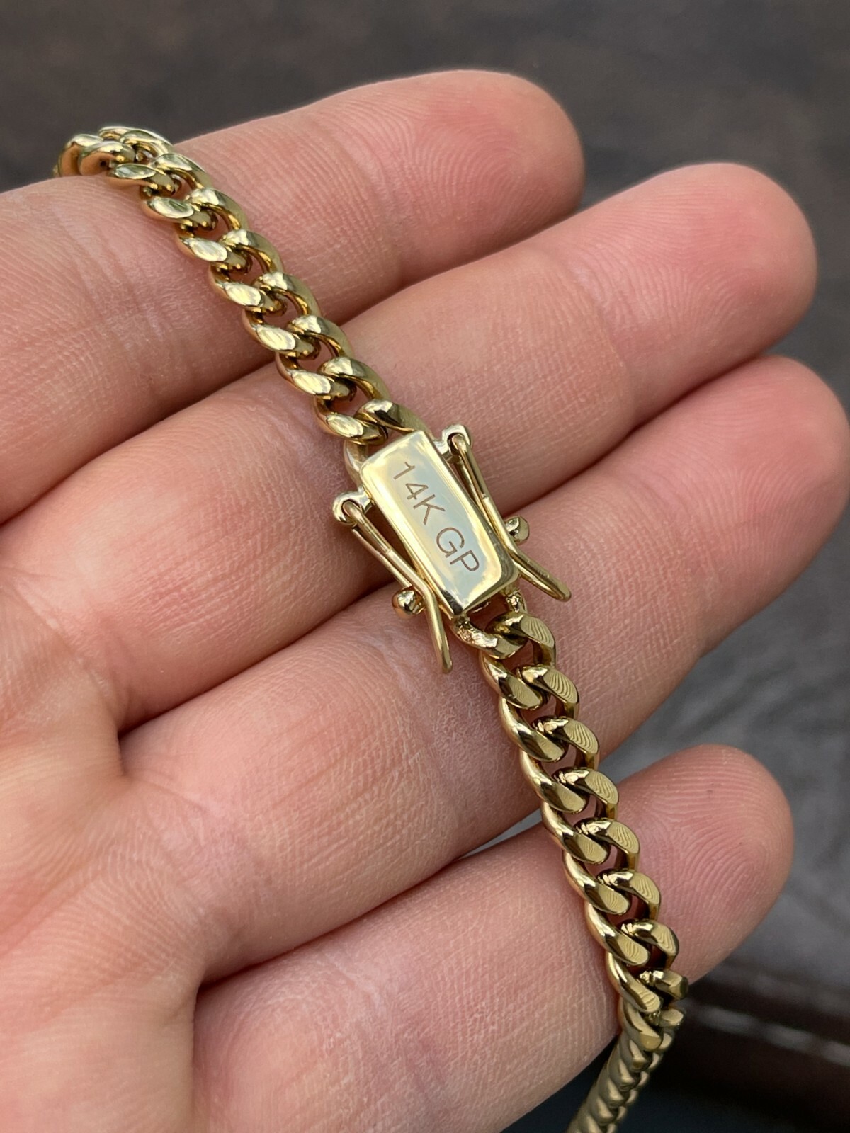 Real Mens Miami Cuban Link Chain Necklace Or Bracelet Gold Plated Stainless 6mm