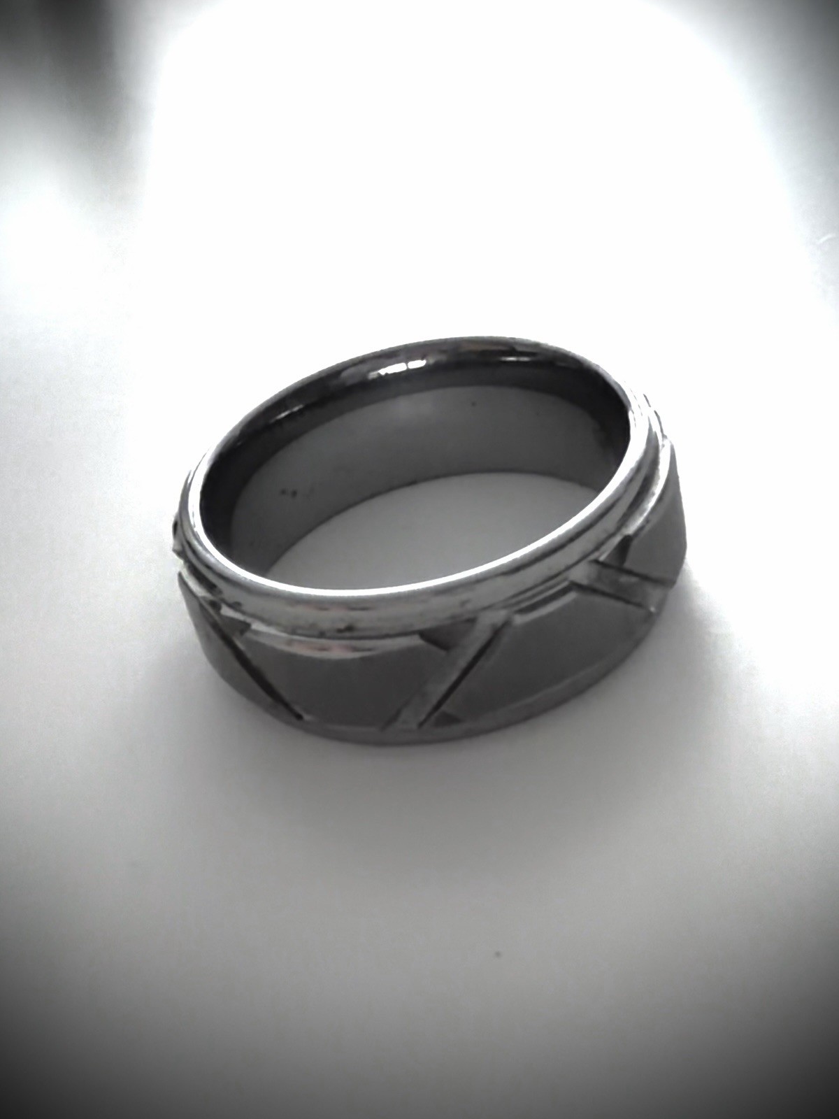 Authentic Triton TC.850 Tungsten Carbide Men’s Wedding Band Ring w/ Kay Jewelers
