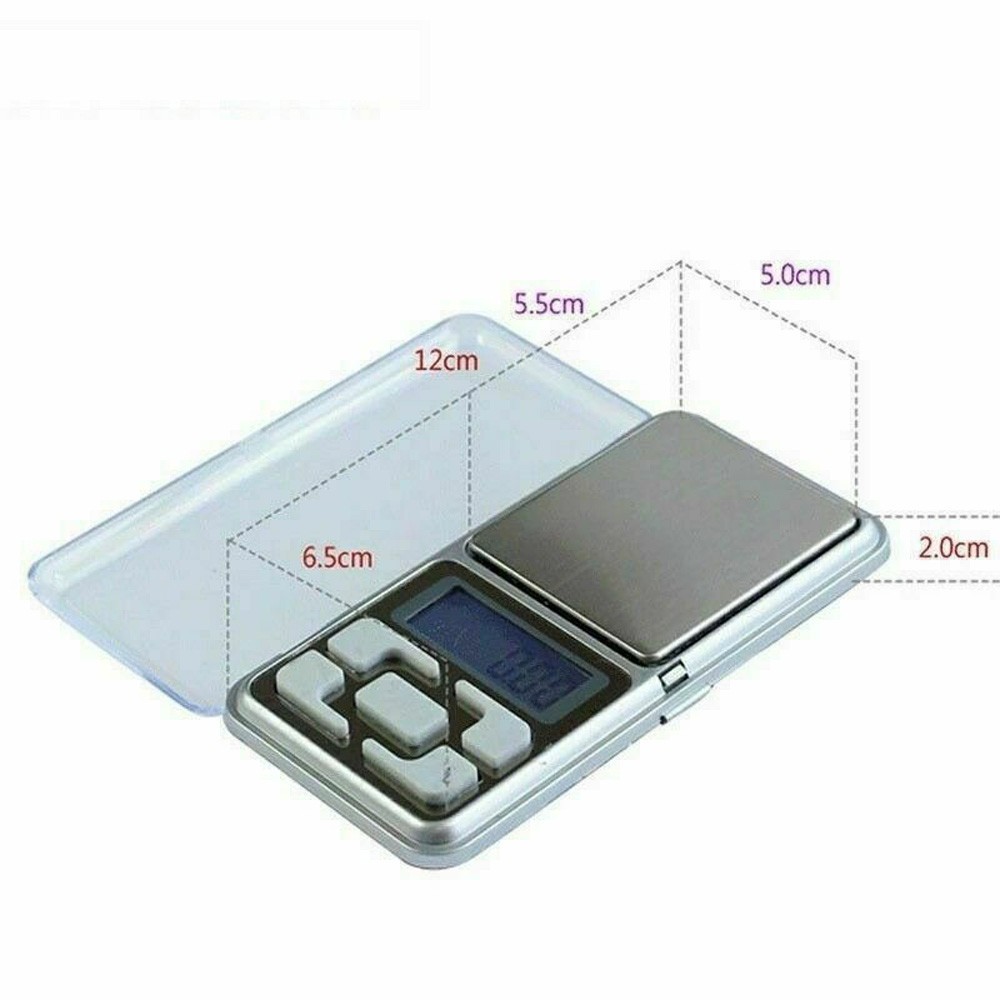 Mini Digital Scale 0.01g Precision Pocket Gram Scale for Herbs Jewelry Gold