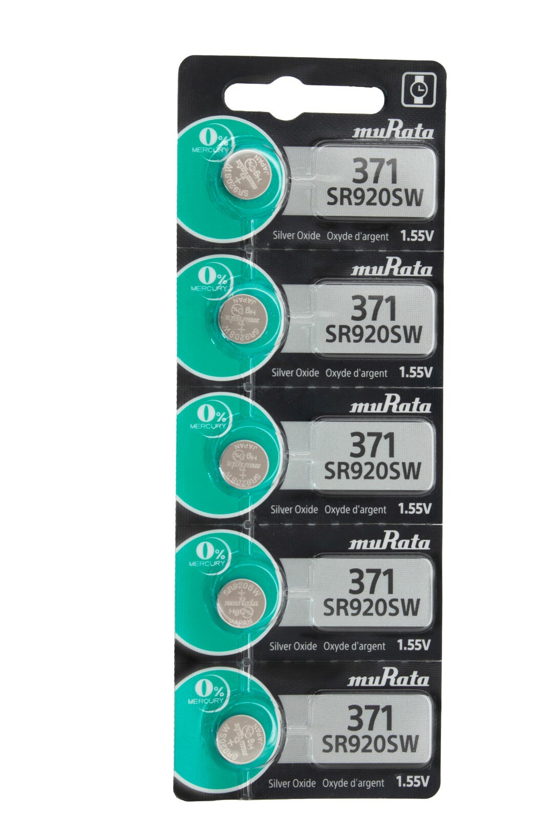 Thirty (30) Murata 371 formerly Sony 371(SR920SW) 1.55V Watch Battery EXP 06/25