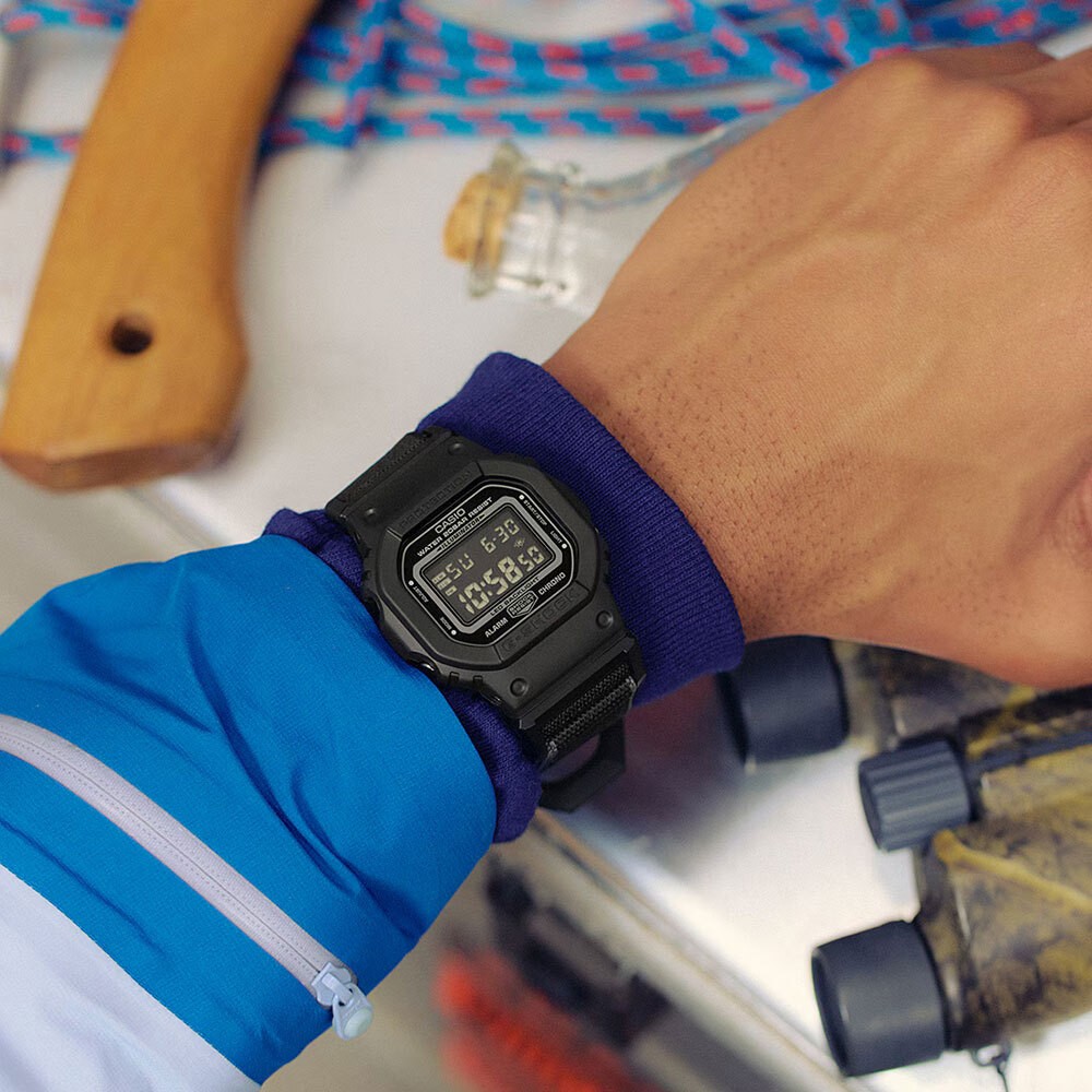 Watch Casio G Shock G SHOCK DW 5600MNC 1JF NEW CLOTH BAND Series Stopwatch Men’s