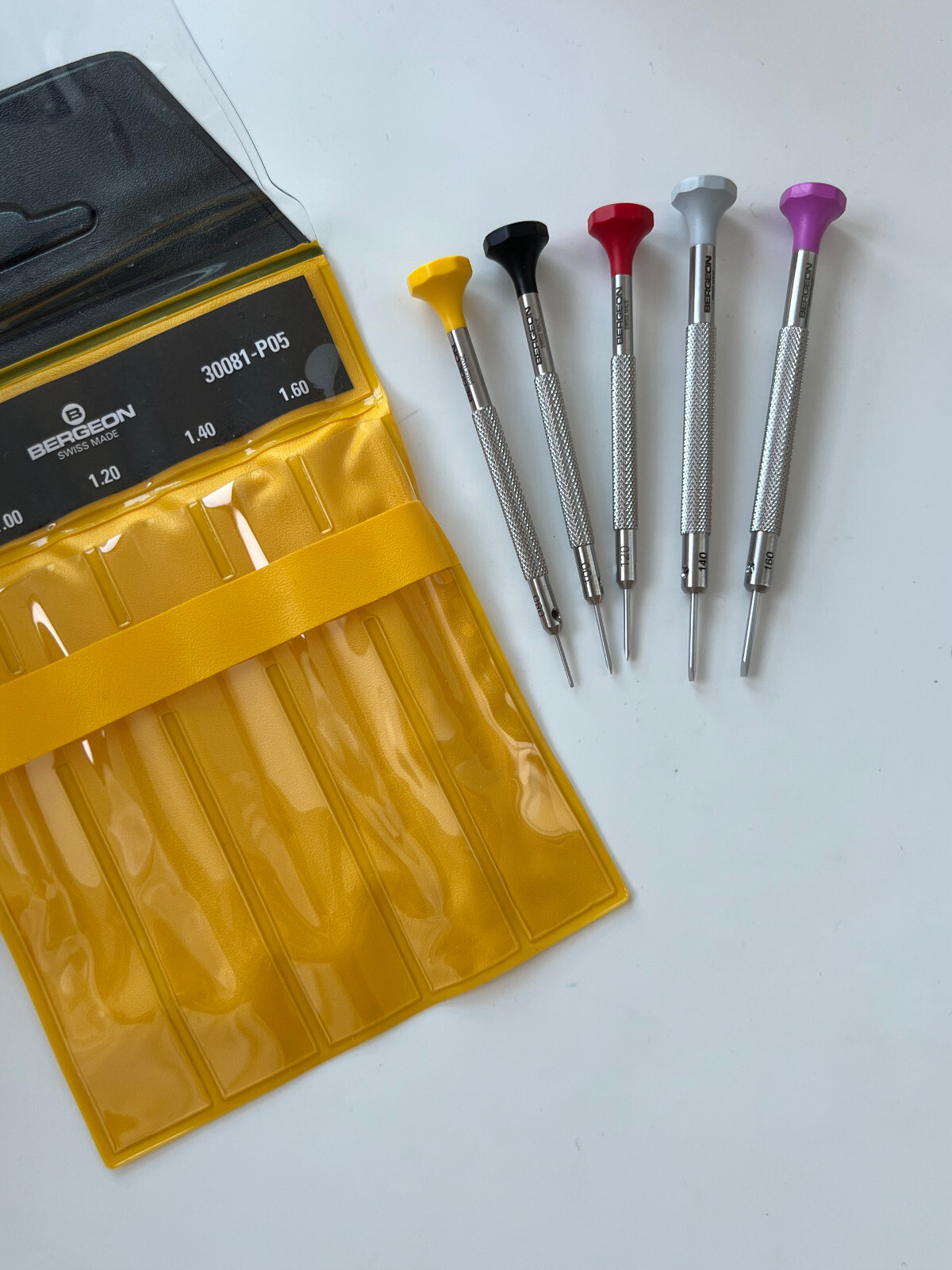 Bergeon 30081-P05, Swiss Made Precision Screwdriver Set