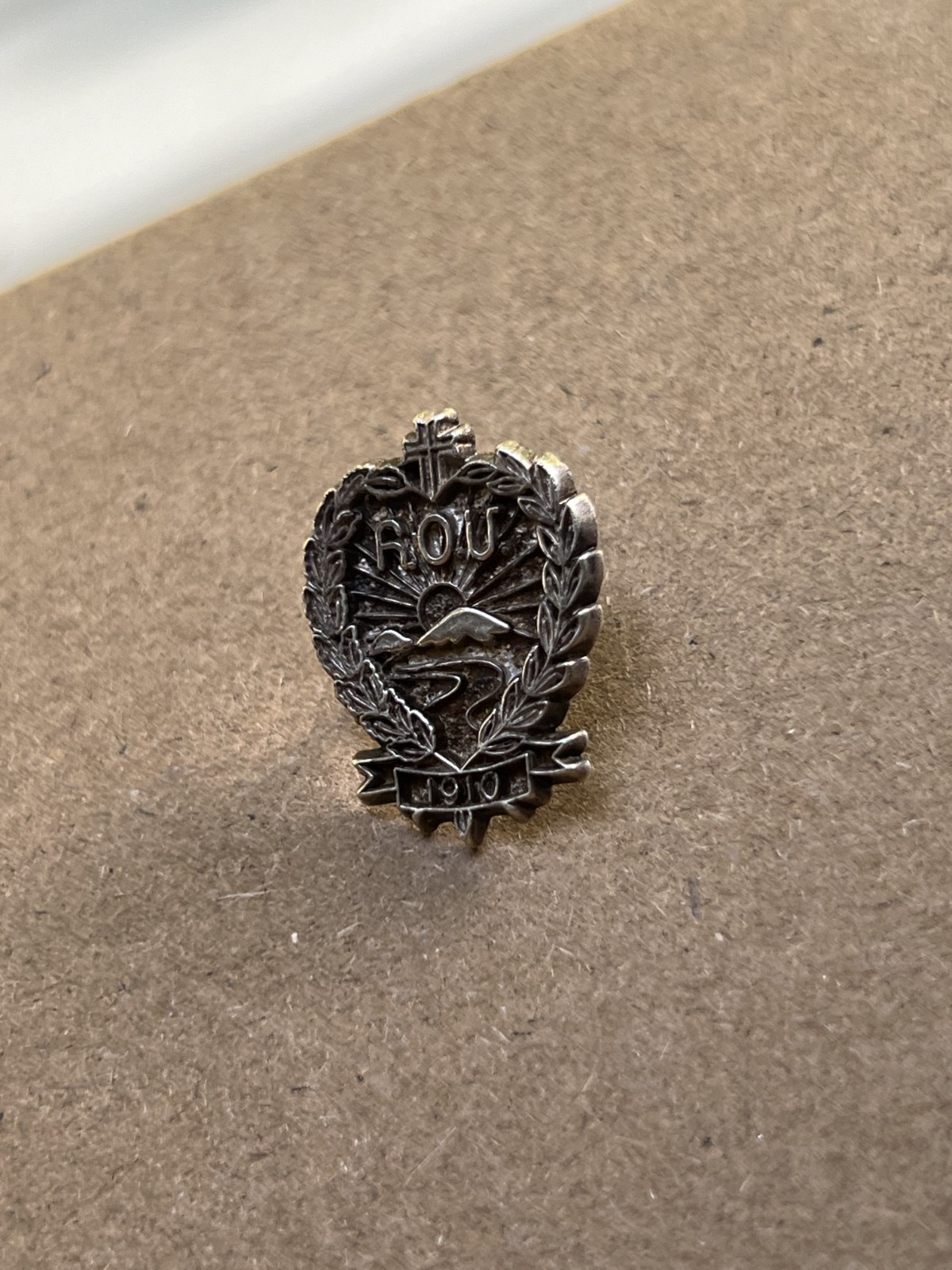 Armenian Relief Society (ARS / ՀՕՄ) Sterling Silver Pin – 2.97 Grams – Rare!