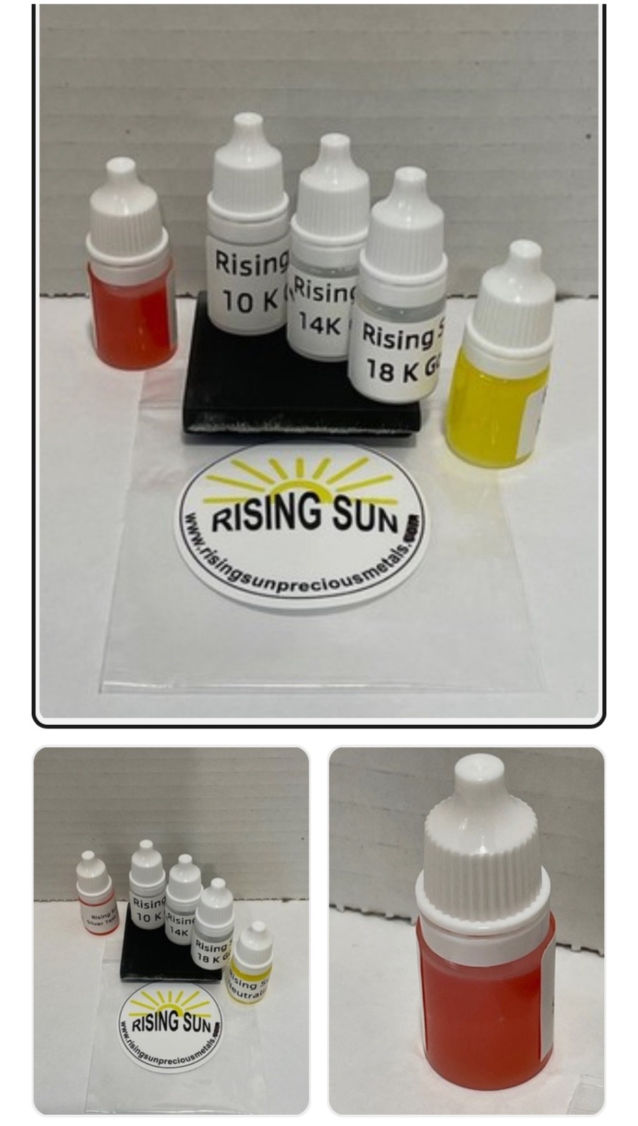 Gold Test, Gold Test Kit, Gold Tester, Gold Acid 10K, 14K, 18K, Test Stone
