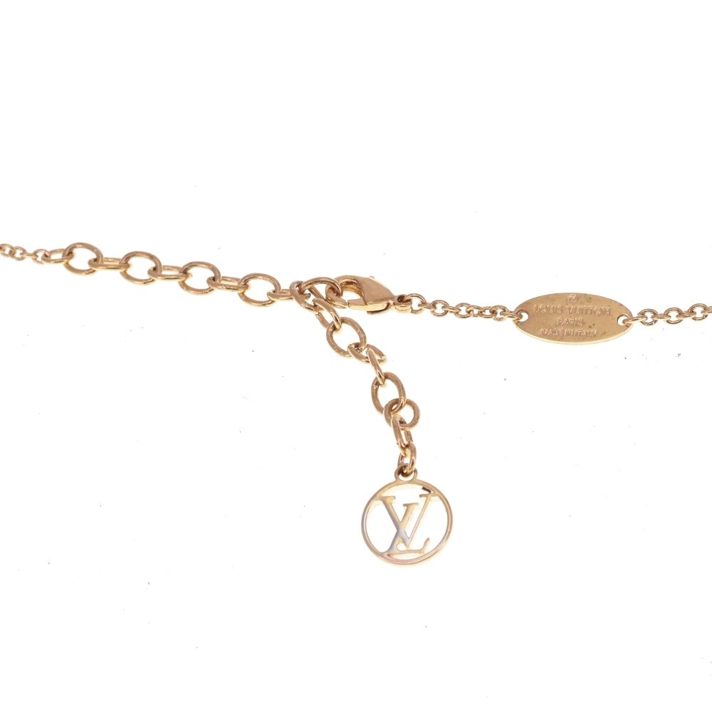 LOUIS VUITTON Lucky Gram Necklace M62804 Ladies jewelry S#139255