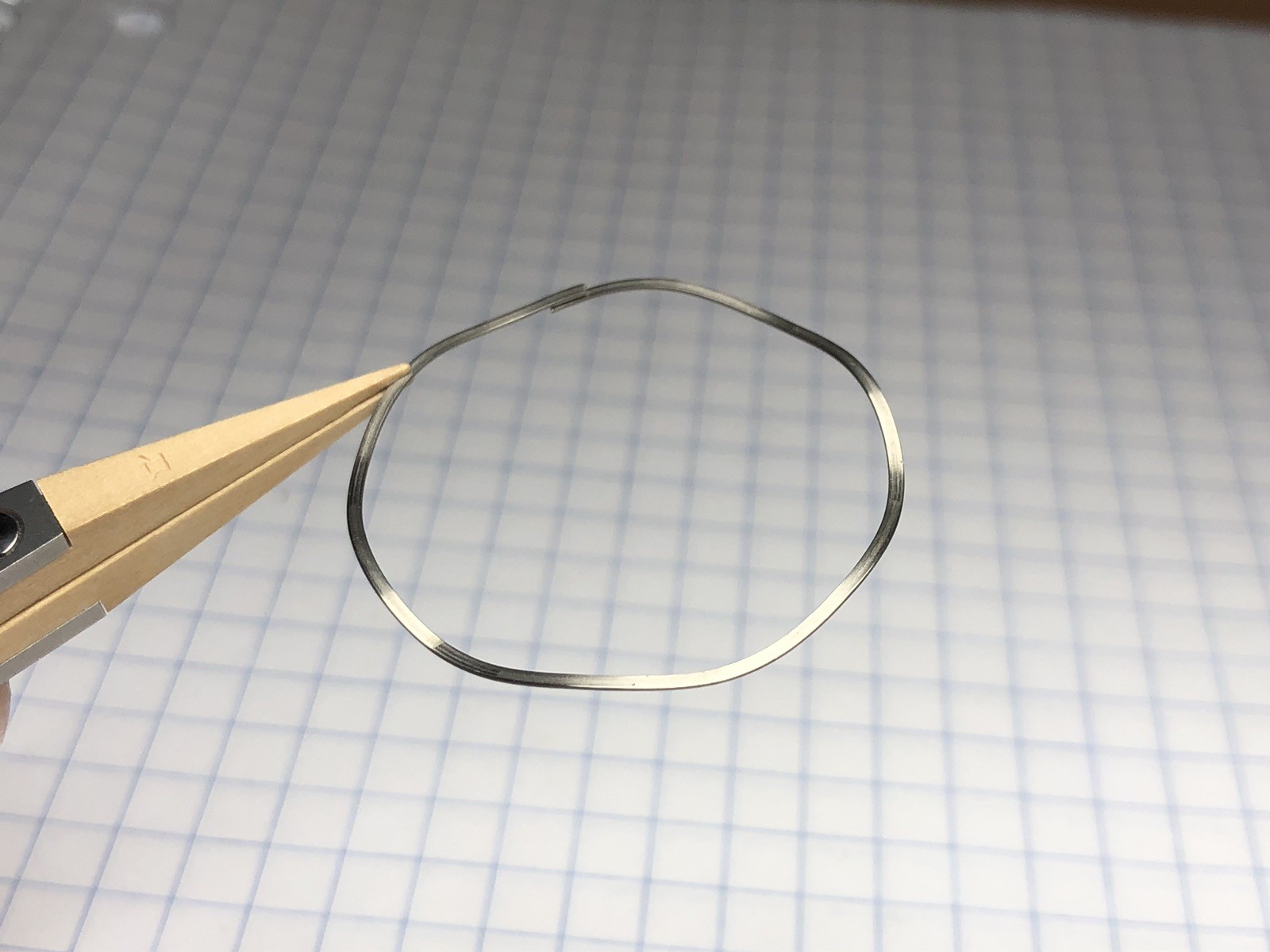 Steel Wavy Washer Spring Insert for Bulova Accutron Astronaut 214 Watch Bezel
