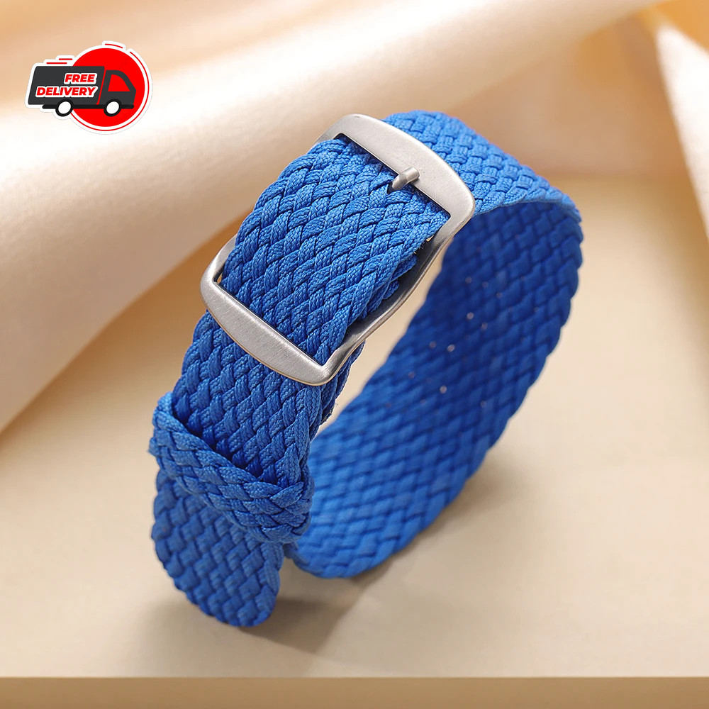 Premium Nylon Canvas Woven Watch Strap Band Universal 14/18/20/22mm Replacement