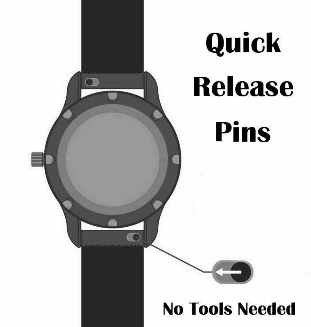 Metal Steel Brushed Curved End Replacement Watch Band Double Locking Oyster 7006