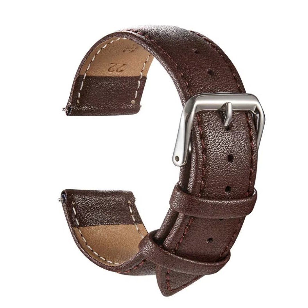 18mm 20mm 22mm 24mm Genuine Leather Watch Band Strap Bracelet**